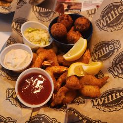Willie's Grill & Icehouse - Shrimp and Hush Puppies