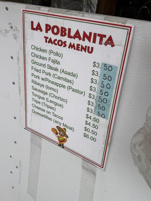 Menu photo 1 La Poblanita Coraopolis, PA Menu photo 1 La Poblanita Coraopolis, PA