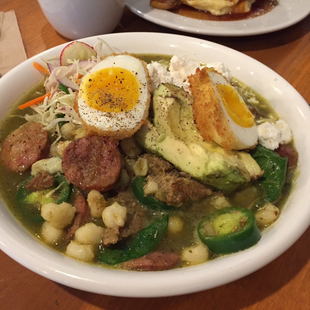 Kitchenette - Pork posole verde. Delicious!!! - Breakfast & Brunch Near Me - Templeton, California Kitchenette - Pork posole verde. Delicious!!! - Breakfast & Brunch Near Me - Templeton, California