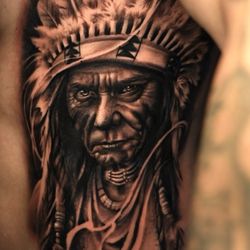 Roseville Tattoo Co - Native by Jesse prewitt on ribs