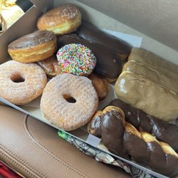 They gave me a free sprinkle donut!