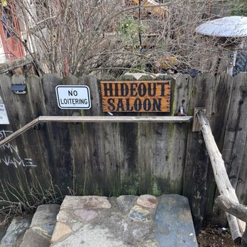 Hideout Saloon - Look for these signs to the gem of Mariposa - Cocktail Bars Near Me - Mariposa, California