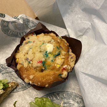 Baltimore Coffee & Tea - Birthday cake muffin - Coffee & Tea Near Me - Timonium, Maryland