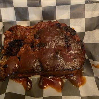 Ironhead Barbecue - bacon wrapped brisket meatloaf - Barbeque Near Me - North Augusta, South Carolina Ironhead Barbecue - bacon wrapped brisket meatloaf - Barbeque Near Me - North Augusta, South Carolina