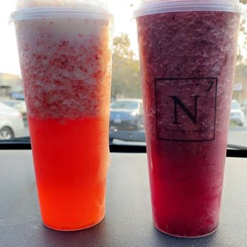N7 Draft Tea and Coffee - Strawberry Cheezo & Medley Berry - Coffee & Tea Near Me - San Jose, California