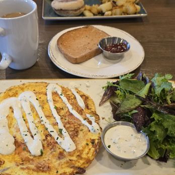 First Watch - Smoked Salmon & Roasted Vegetable Frittata with gluten free toast - $14.99 - Breakfast & Brunch Near Me - Winter Garden, Florida First Watch - Smoked Salmon & Roasted Vegetable Frittata with gluten free toast - $14.99 - Breakfast & Brunch Near Me - Winter Garden, Florida