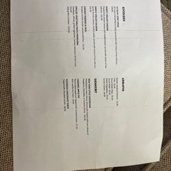 The American Grill - Menu