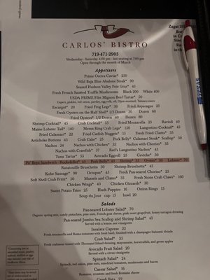Menu photo 5 Carlos Bistro Colorado Springs, CO Menu photo 5 Carlos Bistro Colorado Springs, CO