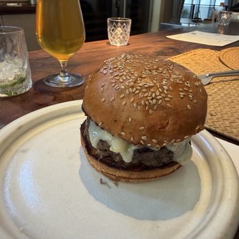 Audrey - Burger. Fries are separate but it's $20 for both. - American Near Me - Nashville, Tennessee