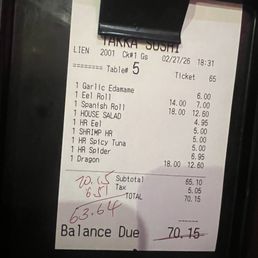 Bill and paying cash.  You save 10%. It is a no brainer.