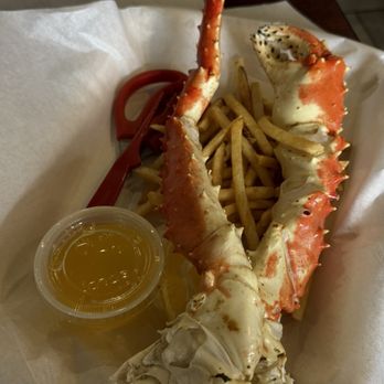 Sitka's Burger & Crab Shack - King Crab and Fries. - Seafood Near Me - Sitka, Alaska