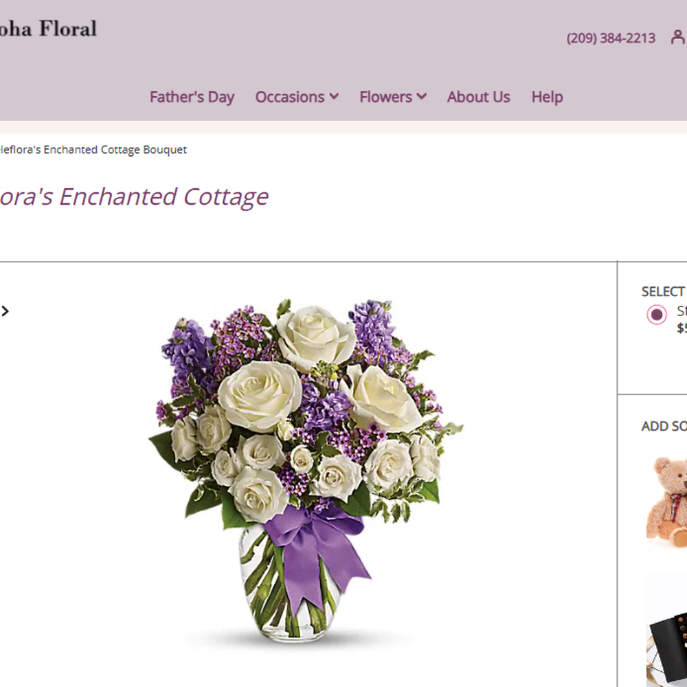Aloha Floral - what was ordered over the phone via their website - Florists Near Me - Merced, California Aloha Floral - what was ordered over the phone via their website - Florists Near Me - Merced, California