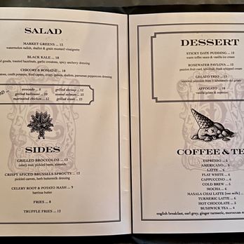 Five Leaves - Menu - New American Near Me - Brooklyn, New York