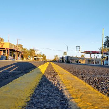 Canyon Lodge - Route 66 morning view from the Canyon Lodge - Hotels Near Me - Seligman, Arizona