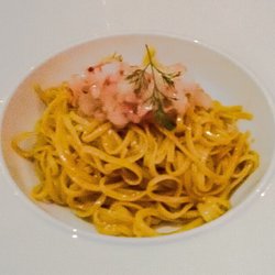 Osteria del Pesce al Pontile - Spaghettini with prawn tartare