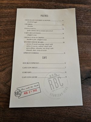 Menu photo 2 Bar RBC Bend, OR Menu photo 2 Bar RBC Bend, OR