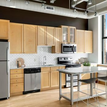 Lowertown Lofts - Kitchen with Stainless Steel Appliances - Apartments Near Me - St. Paul, Minnesota