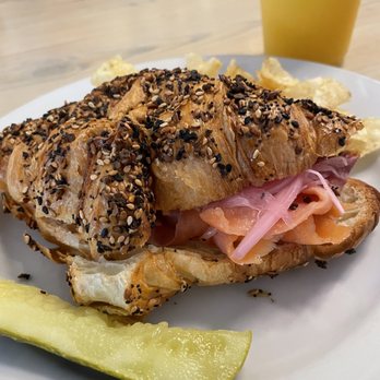 Bakery Lorraine - Salmon on Everything Croissant - Bakeries Near Me - San Antonio, Texas Bakery Lorraine - Salmon on Everything Croissant - Bakeries Near Me - San Antonio, Texas