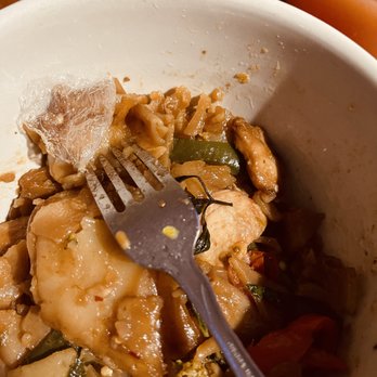 Indian Express - a fork in a bowl of food - Vegan Near Me - Glenmont, Maryland