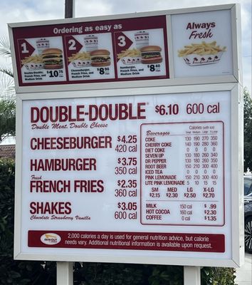 Menu photo 2 In-N-Out Burger Baldwin Park, CA Menu photo 2 In-N-Out Burger Baldwin Park, CA