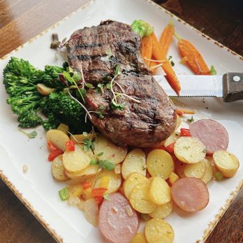 Kicker's - Sirloin (asked for medium rare got medium well instead-not worth $42). - Seafood Near Me - Morro Bay, California Kicker's - Sirloin (asked for medium rare got medium well instead-not worth $42). - Seafood Near Me - Morro Bay, California