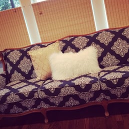 Hand me down couch given new life with a new fabric! Great work! Hand me down couch given new life with a new fabric! Great work!