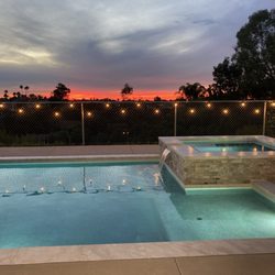 Locke Pool & Spa - Pool, hot tub, baja shelf