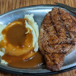 Rita's Family Dining - Ribeye and mash potatoes and gravy