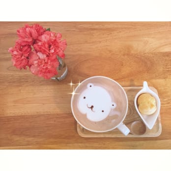 Cafe Maji - Hot chocolate. And the cream puff was so delicious! - Coffee & Tea Near Me - Artesia, California Cafe Maji - Hot chocolate. And the cream puff was so delicious! - Coffee & Tea Near Me - Artesia, California