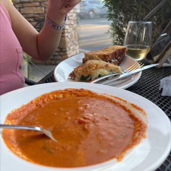 Perfect Pear Bistro - Tomato basil and perfect pair grilled cheese - New American Near Me - Tempe, Arizona