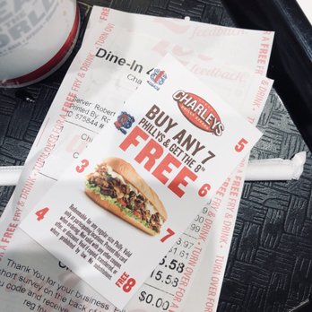 Charleys Cheesesteaks - Buy 7 get 8th free - Sandwiches Near Me - Virginia Beach, Virginia Charleys Cheesesteaks - Buy 7 get 8th free - Sandwiches Near Me - Virginia Beach, Virginia