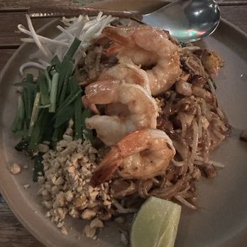 Hanuman Thai Eatery - Pad Thai shrimp - Thai Near Me - Costa Mesa, California