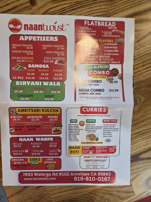 Menu photo 1 Naan Twist Taco Twist Antelope, CA