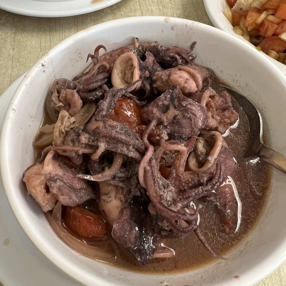 Thelma's Restaurant - Squid Guisado - Filipino Near Me - Waipahu, Hawaii Thelma's Restaurant - Squid Guisado - Filipino Near Me - Waipahu, Hawaii