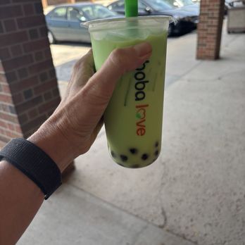 Boba Love - Honeydew Boba milk tea. - Coffee & Tea Near Me - Lenexa, Kansas Boba Love - Honeydew Boba milk tea. - Coffee & Tea Near Me - Lenexa, Kansas