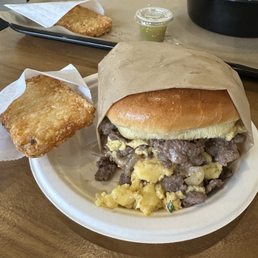 Steak and Egg Sando