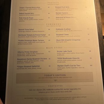 FinePrint - Menu - French Near Me - Calgary, Alberta