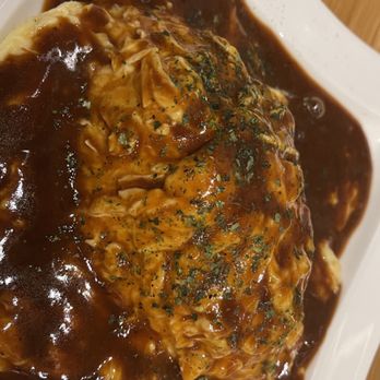 Kyuramen Dallas - Omurice with sauce - Ramen Near Me - Frisco, Texas Kyuramen Dallas - Omurice with sauce - Ramen Near Me - Frisco, Texas