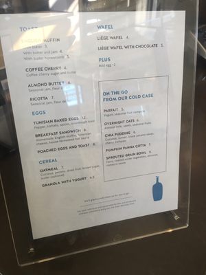 Menu photo 6 Blue Bottle Coffee - Beverly Grove Los Angeles, CA