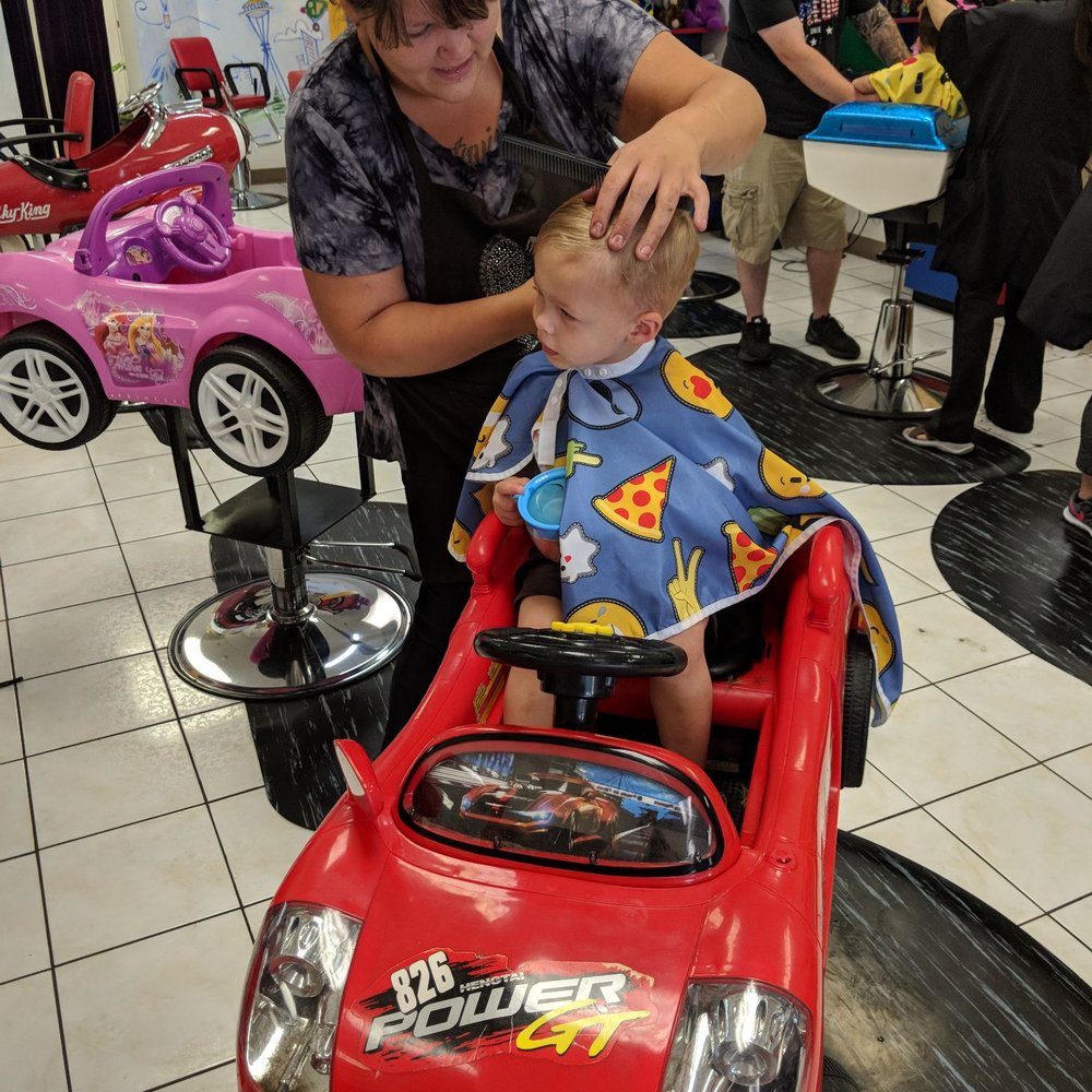 This is Benjamin third haircut with Miss Kacie. Turned out amazing as always