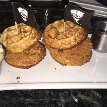 Topgolf - Chicken and waffle sliders are pretty good - Sports Bars Near Me - Alpharetta, Georgia Topgolf - Chicken and waffle sliders are pretty good - Sports Bars Near Me - Alpharetta, Georgia