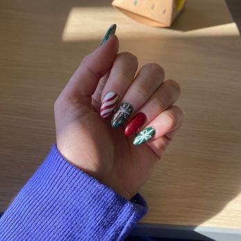 Cozy Nails & Spa - Christmas nails! - Waxing Near Me - Madison, Wisconsin Cozy Nails & Spa - Christmas nails! - Waxing Near Me - Madison, Wisconsin