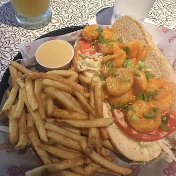 Bubba's 33 - Shotgun Shrimp Po'Boy - Sports Bars Near Me - Tampa, Florida