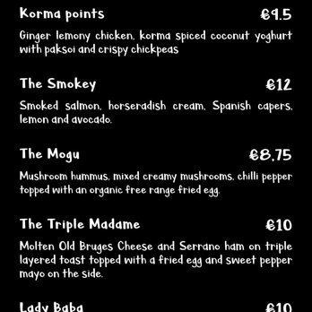 That's Toast - Part of the menu as of 12.24.2022 - Breakfast & Brunch Near Me - Bruges, VWV
