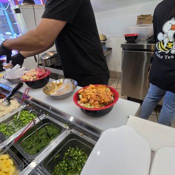Poke Tea - Some of the fresh toppings - Poke Near Me - Lake Elsinore, California Poke Tea - Some of the fresh toppings - Poke Near Me - Lake Elsinore, California