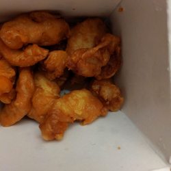 New China Buffet - Really dry overcooked sweet and sour chicken.