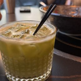 Matcha cocktail