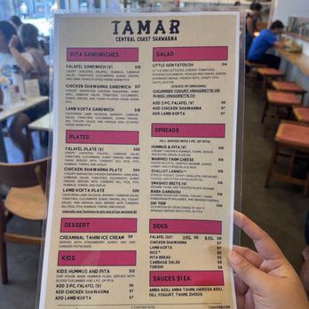 Tamar - Menu - Middle Eastern Near Me - Santa Barbara, California Tamar - Menu - Middle Eastern Near Me - Santa Barbara, California
