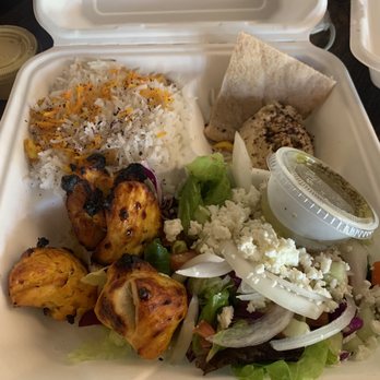 Rice Mediterranean Kitchen - Chicken Joojeh Lunch Special - Mediterranean Near Me - Miami Beach, Florida