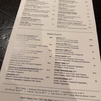 Katch Twenty Two - Menu - Seafood Near Me - Lecanto, Florida Katch Twenty Two - Menu - Seafood Near Me - Lecanto, Florida